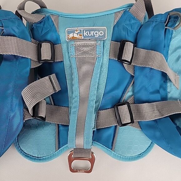 Kurgo Dog Baxter Saddlebag Backpack Harness M/L 27-40 in Chest Hiking Cargo Pack - Picture 8 of 15